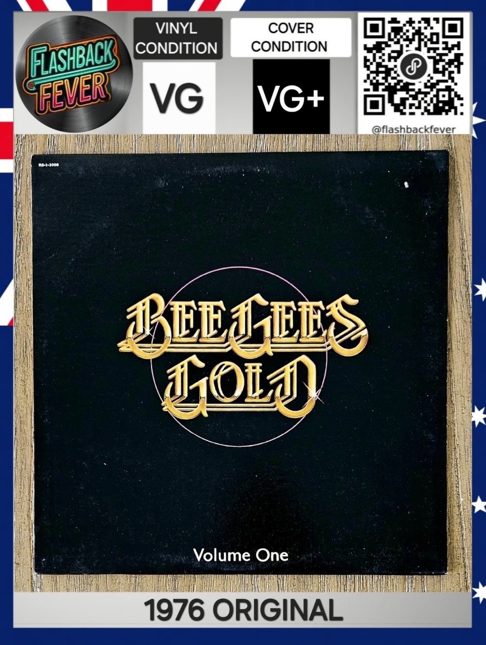 BEE GEES•Gold Volume One•1976 US (#RS-1-3006) Santa Maria Pressing